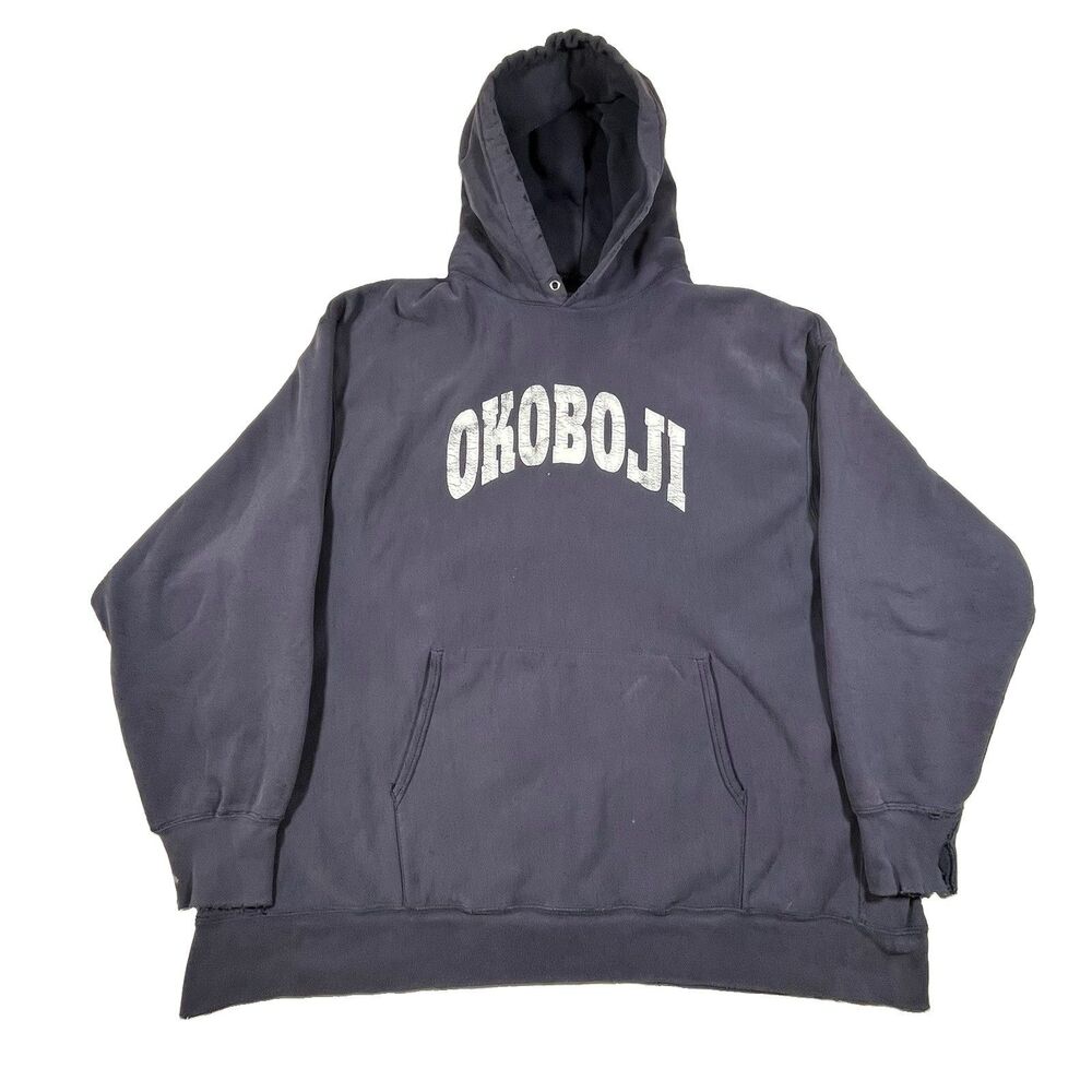 Okoboji The Lake Champion Reverse Weave Hoodie